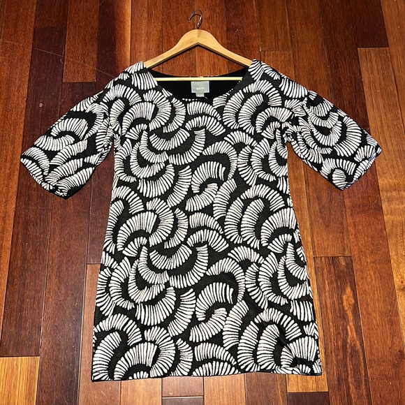 Maeve by Anthropologie shift dress with puff sleeves size M excellent condition - Picture 2 of 8